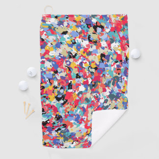 Schönes Farbmuster Golfhandtuch