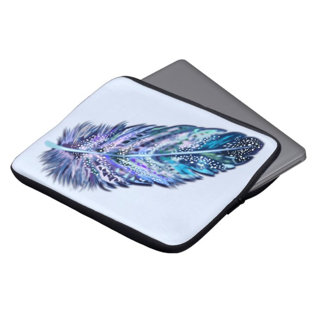 Schönes Feather Laptop-Sieb Laptopschutzhülle (Vorne Oben)
