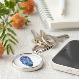 Schönes Feather - Wählen Sie Ihre Farben Schlüsselanhänger