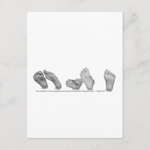 Schönes Feet Postkarte