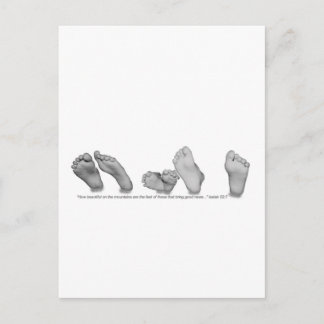Schönes Feet Postkarte