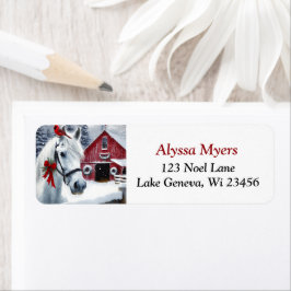 Schönes Ferienhaus mit Kardinal Weihnachten