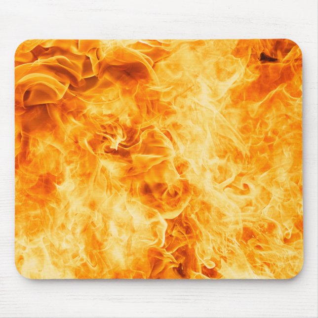 Schönes Feuer Mousepad (Vorne)