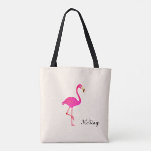 Schönes Flamingo & Kalligraphie auf Ivory