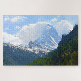 Schönes Foto des Matterhorns Puzzle