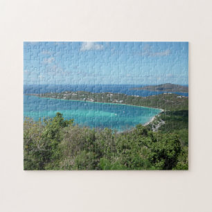 Schönes Foto des Tropical Caribbean Beach Paradise Puzzle