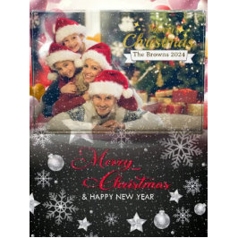 Schönes Foto für Familien Frohe Weihnachten Foto B