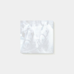 Schönes Foto für Pferde im Winter Post-it Klebezettel