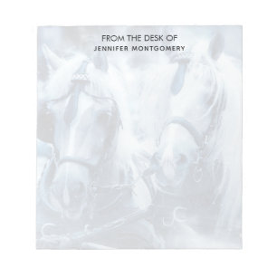 Schönes Foto für Pferde Notizblock