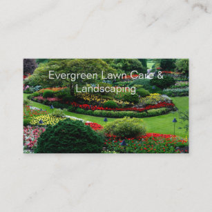 Schönes Foto Landschaft Business Card Visitenkarte