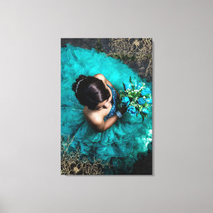 Schönes Foto-Overlay Leinwanddruck