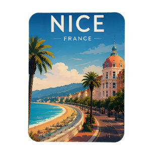 Schönes Frankreich Reise Riviera Küsten Geschenk Magnet