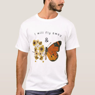 Schönes Freiheit-Zitat-Shirt Naturliebhaber-Gesche T-Shirt