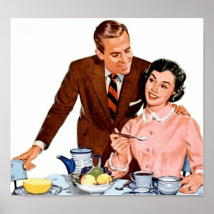 Schönes Frühstück Poster