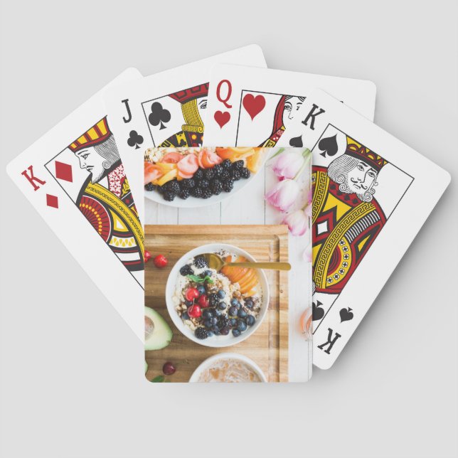 schönes Frühstück Spielkarten (Rückseite)