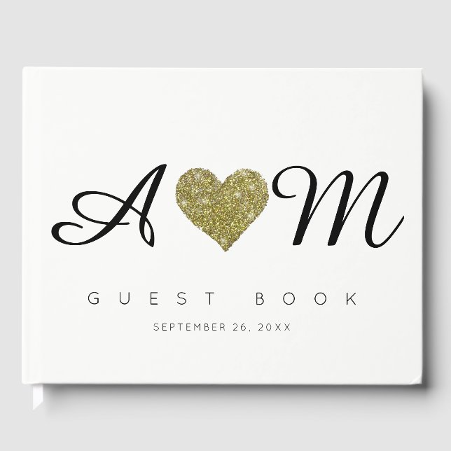 schönes Gästebuch für ein unvergessliches Ereignis (Vorderseite)