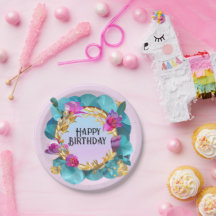 Schönes Geburtstagsblumenreich