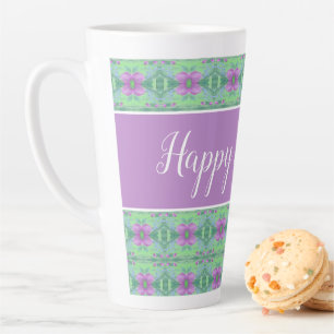 Schönes Geburtstagssommy Mauve und Lila Flower Flo Milchtasse