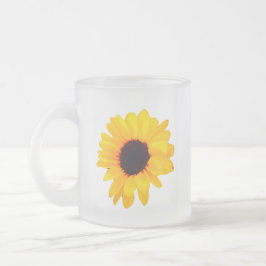 Schönes Gelborn mit Sonnenblumen Kaffeetasse