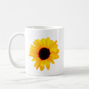 Schönes Gelborn mit Sonnenblumen Kaffeetasse