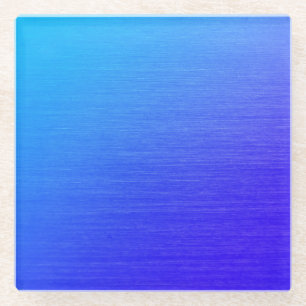 Schönes, gemischtes Blau Glasuntersetzer