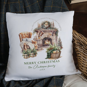Schönes, gemütliches Weihnachten Personalisiert Kissen