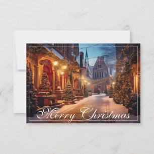 Schönes gemütliches Weihnachtsmotiv in träumerisch