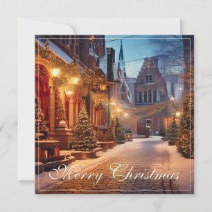 Schönes gemütliches Weihnachtsmotiv in träumerisch
