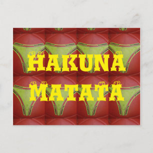 Schönes geometrisch goldgelbes Muster Postkarte