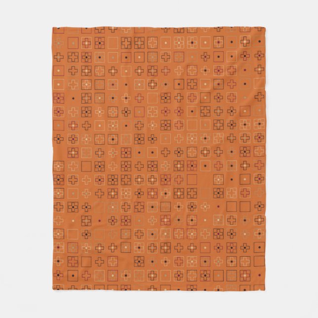 Schönes geometrisches Design abstrakt, Kunst,  Fleecedecke (Vorderseite)