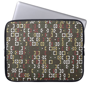 Schönes geometrisches Design abstrakt, Kunst, Laptopschutzhülle