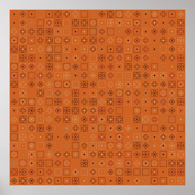 Schönes geometrisches Design abstrakt, Kunst, Poster (Vorne)