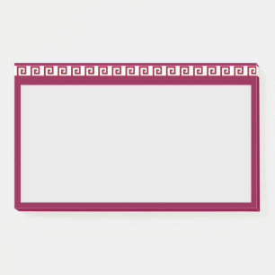 Schönes geometrisches Design-Header-Muster Post-it Klebezettel