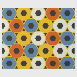 Schönes geometrisches Muster Geschenkpapier