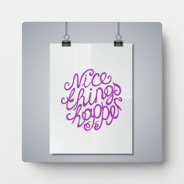 Schönes Geschehen Fotoplatte (Vorderseite)