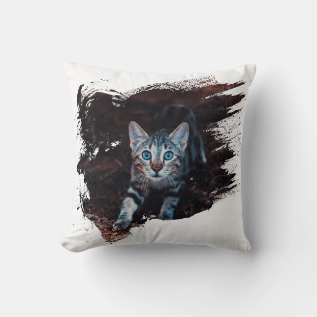 Schönes Geschenk für Katzenbesitzer Kissen (Vorderseite)