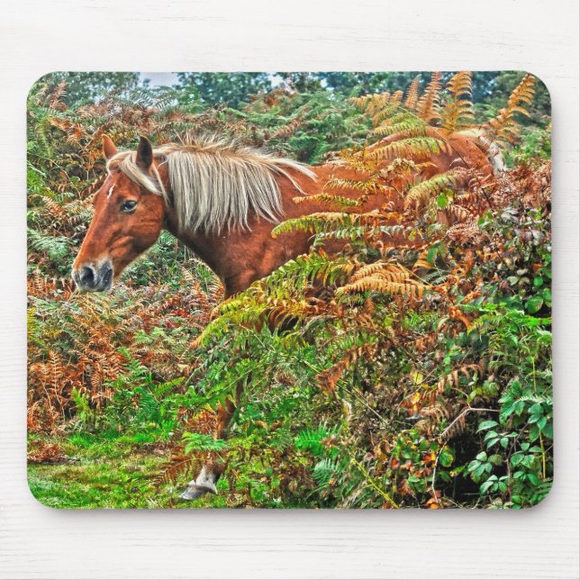 Schönes Geschenk für Pferde-Liebhaber Mousepad (Vorne)