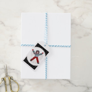 Schönes Geschenk-Tag, handgezeichnetes Design von Geschenkanhänger