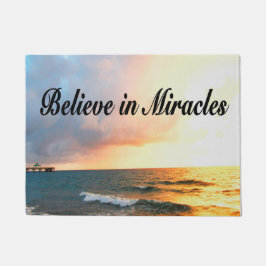 SCHÖNES GLAUBEN IN MIRACLES SUNRISE DESIGN FUßMATTE