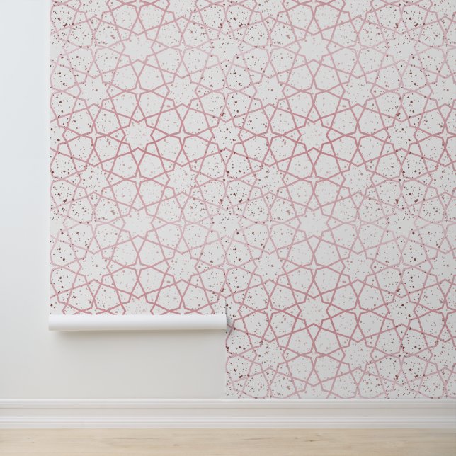 Schönes Gold der Rose Tapete (Anwendung)