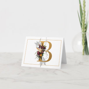 SCHÖNES GOLD- UND BLUMENMONOGRAMM B