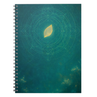 Schönes Golden Leaf-Notebook Notizblock
