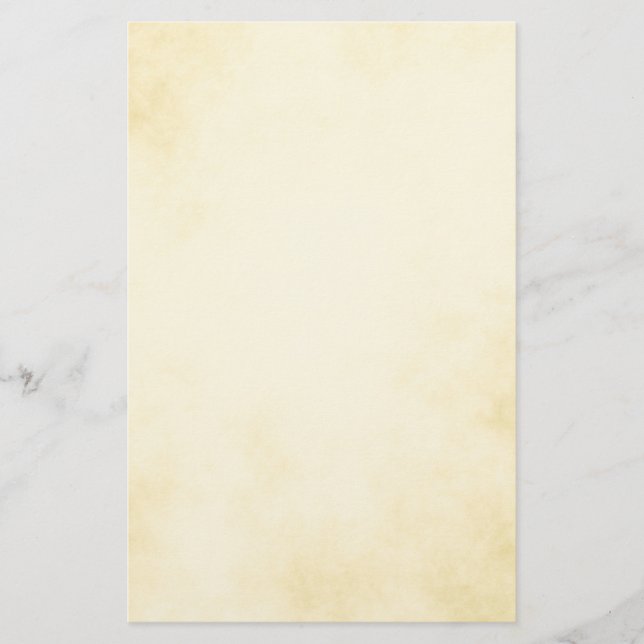 Schönes Goldenes Pergament Briefpapier (Vorderseite)