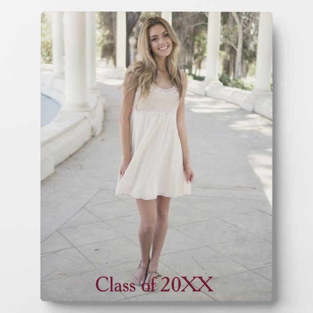 Schönes Graduate Foto Fotoplatte (Vorderseite)
