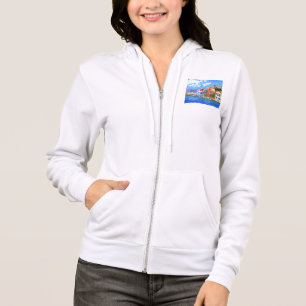 Schönes Griechenland Zip Hoodie