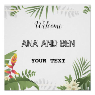 Schönes Grün Poster