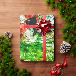 Schönes grünes abstraktes Geschenkpapier, Clement Geschenkpapier