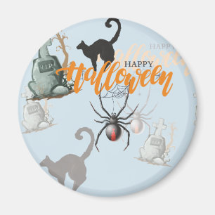 Schönes Halloween-Muster Magnet