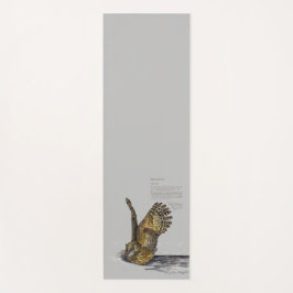 Schönes handgemaltes gefährdetes Fischugel Yogamatte