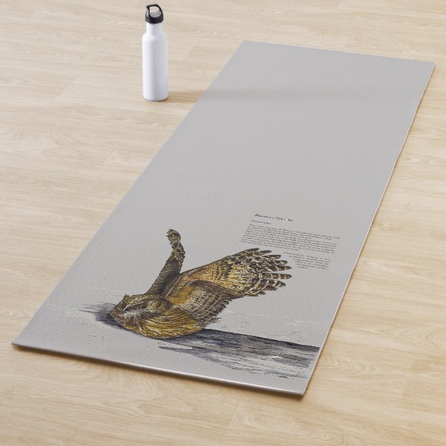 Schönes handgemaltes gefährdetes Fischugel Yogamatte (Beispiel)